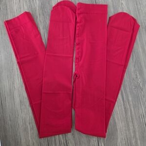 2 Pair Of Women's Red Tight